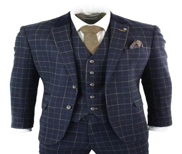 mens navy blue mens suits 3 piece herringbone check suit vintage retro peaky blinders tweed custom made business man wear6244221, Black;gray
mens navy blue mens suits 3 piece herringbone check suit vintage retro peaky blinders tweed custom made business man wear6244221, Black;gray