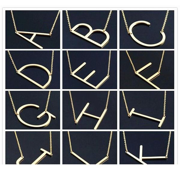 women fashion sideways personalized az letter name initial gold silver plated stainless steel necklace pendant for women gif2201770
women fashion sideways personalized az letter name initial gold silver plated stainless steel necklace pendant for women gif2201770