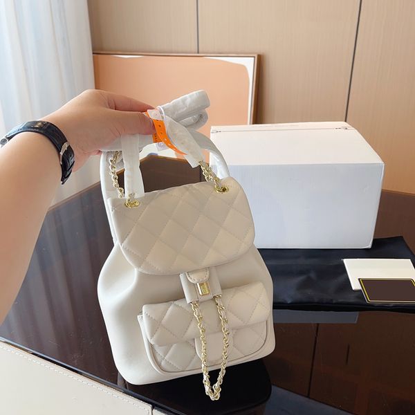 designer backpack casual shoulder bag travel backpack chain tote leather women's bag vintage diamond check schoolbag white
designer backpack casual shoulder bag travel backpack chain tote leather women's bag vintage diamond check schoolbag white