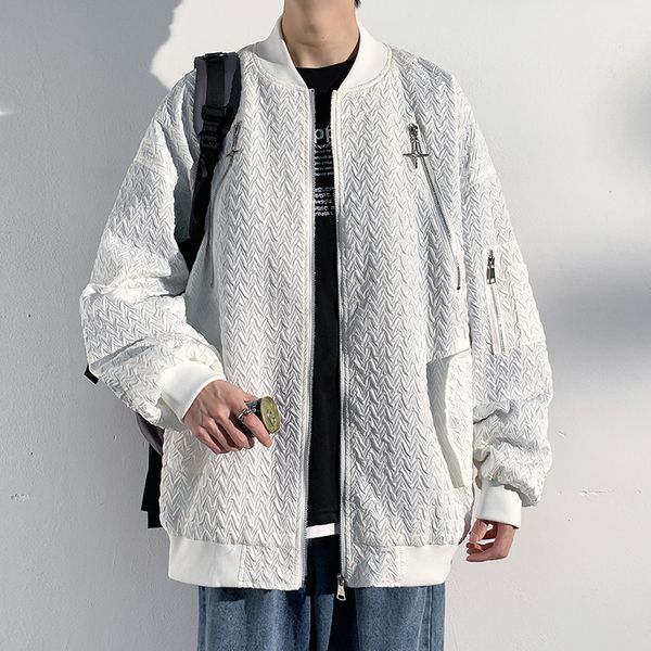 mens jackets autumn fashion crease design stand collar men zipper bomber jacket white black 230725, Black;brown
mens jackets autumn fashion crease design stand collar men zipper bomber jacket white black 230725, Black;brown