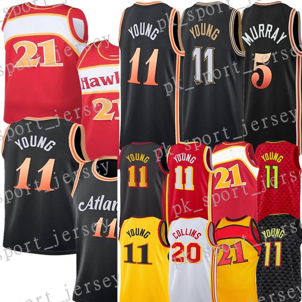 #11 young basketball jersey trae dejounte 5 murray john 20 collins spud 4 webb vintage jerseys, Black;red
#11 young basketball jersey trae dejounte 5 murray john 20 collins spud 4 webb vintage jerseys, Black;red