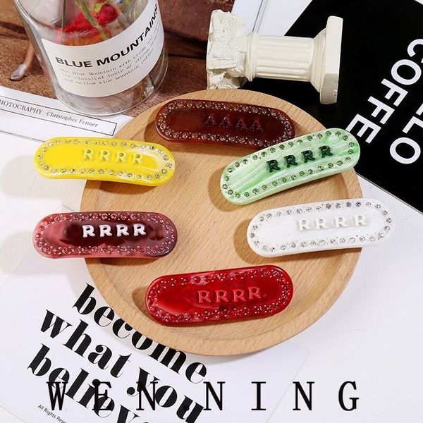 designer woman hairpin luxury jewelry women hair clip acrylic diamond letters hairclip fashion barrettes for womens hair accessories, Slivery;golden
designer woman hairpin luxury jewelry women hair clip acrylic diamond letters hairclip fashion barrettes for womens hair accessories, Slivery;golden