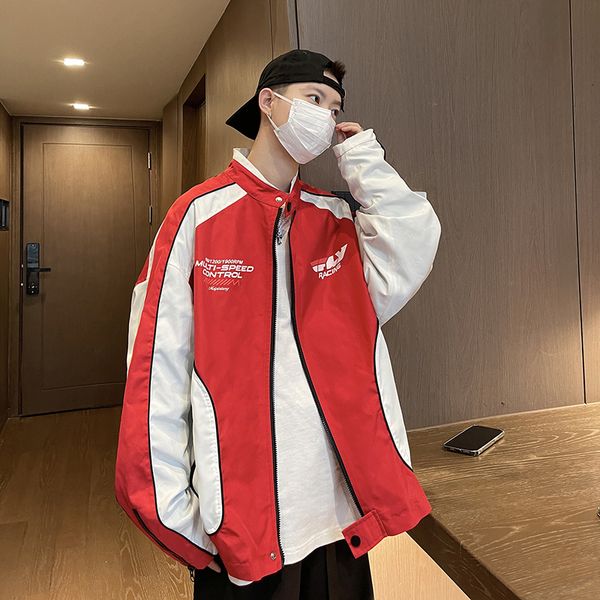 mens jackets spring autumn jacket standup collar zipper coat motorcycle high streetwear patchwork men windbreaker vintage 230726, Black;brown
mens jackets spring autumn jacket standup collar zipper coat motorcycle high streetwear patchwork men windbreaker vintage 230726, Black;brown