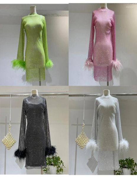 casual dresses elegant crystal see through fishnet embellished mini pink nightclub dress long sleeve feather mesh7441052, Black;gray
casual dresses elegant crystal see through fishnet embellished mini pink nightclub dress long sleeve feather mesh7441052, Black;gray