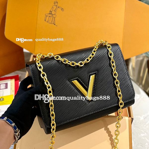 twist bags luxury designer women mm handbag fashion leather flap shoulder bag metal chain v shaped buckle messenger bag pm crossbody purse w
twist bags luxury designer women mm handbag fashion leather flap shoulder bag metal chain v shaped buckle messenger bag pm crossbody purse w