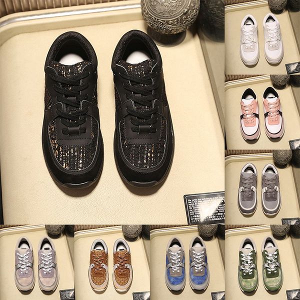 luxury channel calfskin casual shoes for women designer flat leather sneakers womens trainers plate-forme breathable trainer extraordinary o, Black
luxury channel calfskin casual shoes for women designer flat leather sneakers womens trainers plate-forme breathable trainer extraordinary o, Black