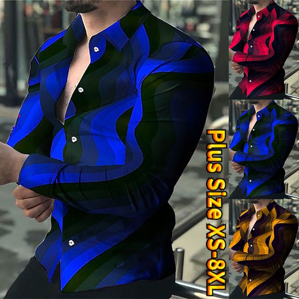 mens casual shirts shirt lapel with buckle wave print long sleeved prom cardigan xs8xl 230726, White;black
mens casual shirts shirt lapel with buckle wave print long sleeved prom cardigan xs8xl 230726, White;black