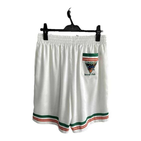 casablanca p summer fashion yramid tennis print stripe shorts loose and thin capris beachwear, White;black
casablanca p summer fashion yramid tennis print stripe shorts loose and thin capris beachwear, White;black