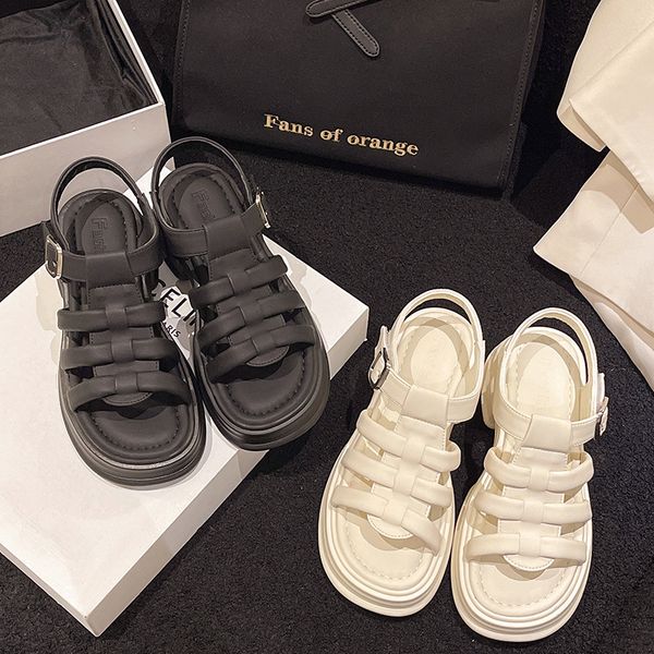 hollow sandals women's summer new fashion trend open toe casual retro increase flat bottom gladiator sandals women's shoes, Black
hollow sandals women's summer new fashion trend open toe casual retro increase flat bottom gladiator sandals women's shoes, Black
