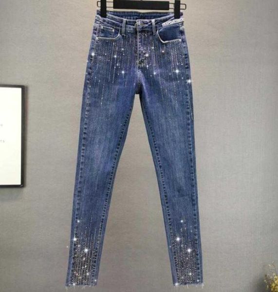 plus size 4xlfashion diamond feet jeans women spring autumn high waist drilling skinny pencil jeans9865439, Blue
plus size 4xlfashion diamond feet jeans women spring autumn high waist drilling skinny pencil jeans9865439, Blue