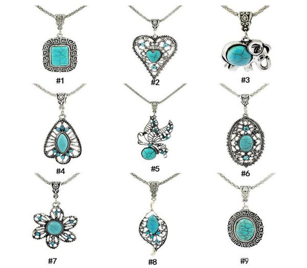vintage turquoise necklaces square elephant heart leaves flower natural stone pendant long chains for women fashion jewelry gift2374080, Silver
vintage turquoise necklaces square elephant heart leaves flower natural stone pendant long chains for women fashion jewelry gift2374080, Silver