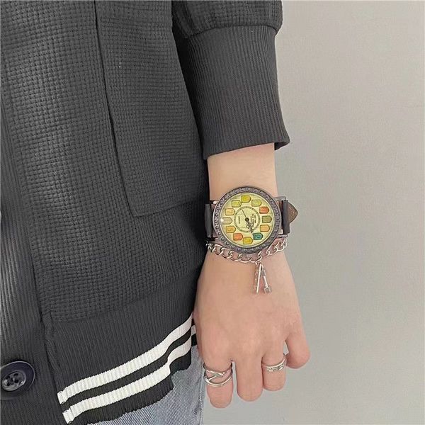 roman watch handsome retro boy student hipster male hipster instagram high appearance level simple 2023, Slivery;black
roman watch handsome retro boy student hipster male hipster instagram high appearance level simple 2023, Slivery;black