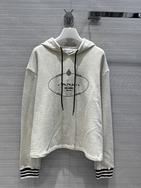 23ss women hoodie brand designer new tyland preppy series striped color matching logo embroidery hoodie womens clothing, Black
23ss women hoodie brand designer new tyland preppy series striped color matching logo embroidery hoodie womens clothing, Black