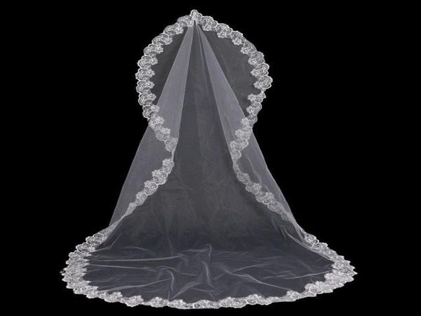 white ivory 15 3 5 meters bridal veils in stock one layer lace wedding accessory wedding party veil2420120, Black
white ivory 15 3 5 meters bridal veils in stock one layer lace wedding accessory wedding party veil2420120, Black