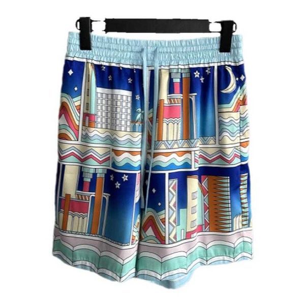 casablanca summer fashion heritage mythical print thin casual beach drawstring american style shorts, White;black
casablanca summer fashion heritage mythical print thin casual beach drawstring american style shorts, White;black