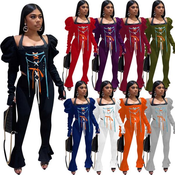 women winter ruffled sleeve outfits tracksuits two piece set pullover bandage pants casual matching set fashion clothes wear, Gray
women winter ruffled sleeve outfits tracksuits two piece set pullover bandage pants casual matching set fashion clothes wear, Gray