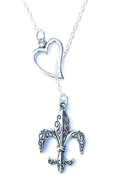new fashion handcrafted lariat style y heart infinity necklaces for women men fleur de lis lily flower pendant choker vintage fren1251072, Silver
new fashion handcrafted lariat style y heart infinity necklaces for women men fleur de lis lily flower pendant choker vintage fren1251072, Silver