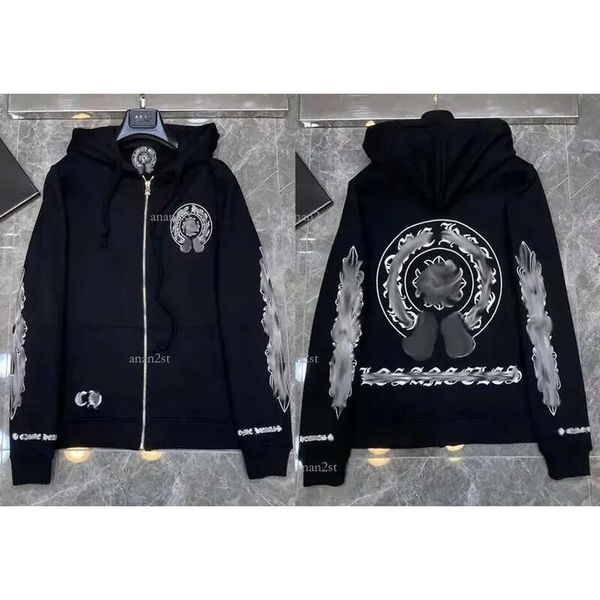 classic designer fashion hoodies ch1 mens zipper sweatshirts horseshoe sanskrit cross print pullover hooded high quality, Black
classic designer fashion hoodies ch1 mens zipper sweatshirts horseshoe sanskrit cross print pullover hooded high quality, Black