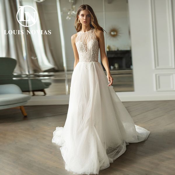 a-line wedding dress 2023 o-neck sleeveless backless embroidery illusion lace dress for bride princess vestidos de novia, White
a-line wedding dress 2023 o-neck sleeveless backless embroidery illusion lace dress for bride princess vestidos de novia, White