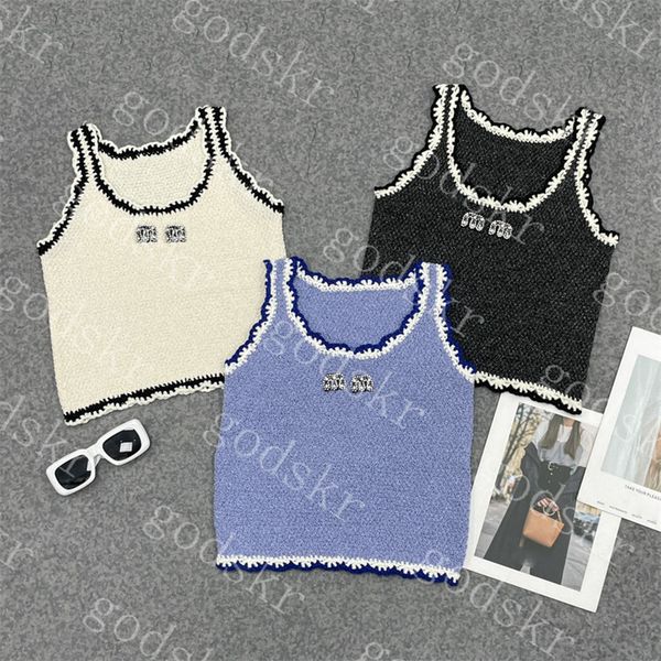 womens knitted tanks letter beaded t shirt ladies camisoles underwear girls cropped clothing, Black;white
womens knitted tanks letter beaded t shirt ladies camisoles underwear girls cropped clothing, Black;white