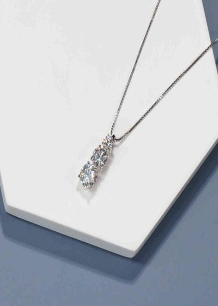 boeycjr 925 silver f color elegant 3 moissanite vvs engagement wedding pendant necklace for women anniversary gift1934635
boeycjr 925 silver f color elegant 3 moissanite vvs engagement wedding pendant necklace for women anniversary gift1934635