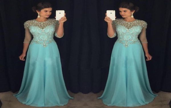 chic illusion blue prom evening dresses aline sheer neck rhinestones major beaded 34long sleeves chiffon formal party gown celeb1034705, Black
chic illusion blue prom evening dresses aline sheer neck rhinestones major beaded 34long sleeves chiffon formal party gown celeb1034705, Black