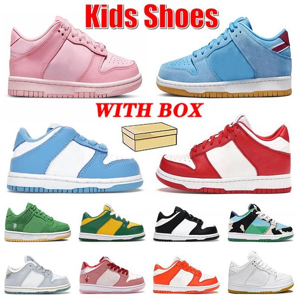 with box designer low kids shoes triple pink running sneakers toddler youth infants children phillies unc university red black white panda s
with box designer low kids shoes triple pink running sneakers toddler youth infants children phillies unc university red black white panda s