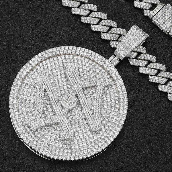 moissanite 925 sterling silver custom letter number pendant necklace hip hop jewelry
moissanite 925 sterling silver custom letter number pendant necklace hip hop jewelry