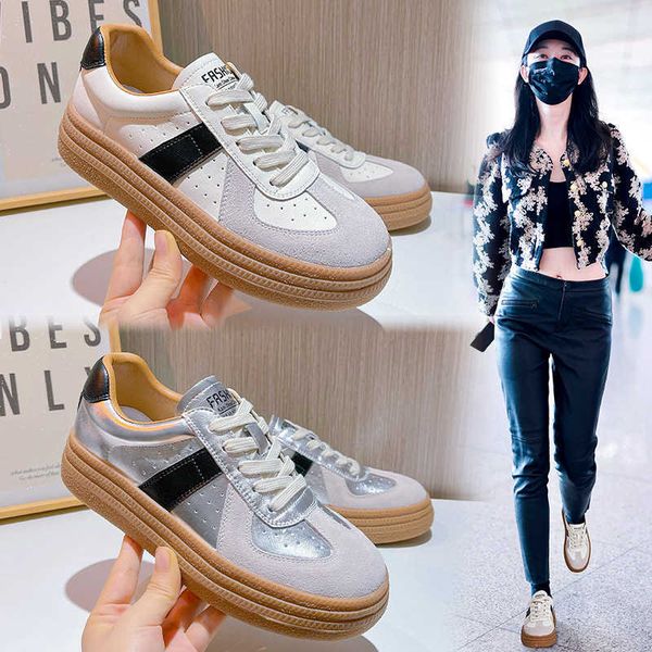 new genuine leather training shoes for women 2023 autumn women's forrest gump shoes for women's leisure sports small white shoes f, Black
new genuine leather training shoes for women 2023 autumn women's forrest gump shoes for women's leisure sports small white shoes f, Black