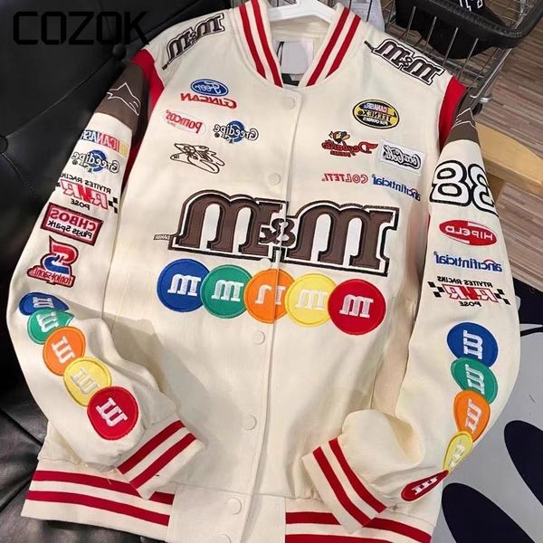 mens jackets spring heavy industry motorcycle jacket men high street m beans embroidery varsity women vintage patch college coat 230726, Black;brown
mens jackets spring heavy industry motorcycle jacket men high street m beans embroidery varsity women vintage patch college coat 230726, Black;brown