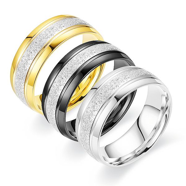 6mm 8mm vintage mens ring stainless steeel middle sand surface design rings jewelry gift for men women boyfriend girlfriend yw411, Silver
6mm 8mm vintage mens ring stainless steeel middle sand surface design rings jewelry gift for men women boyfriend girlfriend yw411, Silver