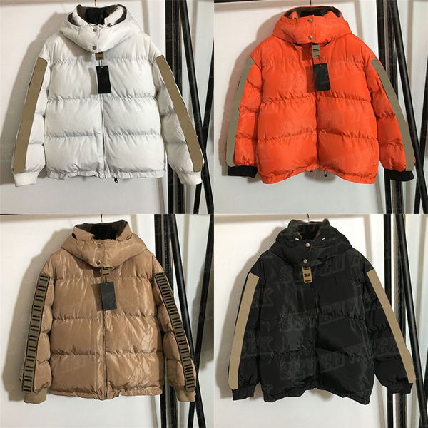 letter webbing hooded jackets women down coats can worn both sides fashion winter outerwear designer jacket streetwear, Black;brown
letter webbing hooded jackets women down coats can worn both sides fashion winter outerwear designer jacket streetwear, Black;brown
