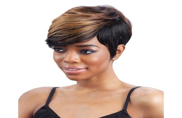 synthetic hair women black brown mix color wigs short straight afro side party wig 4 colors available6041814
synthetic hair women black brown mix color wigs short straight afro side party wig 4 colors available6041814