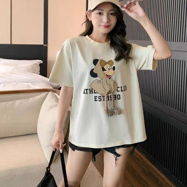 womens t-shirt fashion loose print designer t-shirt summer mens three-dimensional decoration plus size short sleeve, White
womens t-shirt fashion loose print designer t-shirt summer mens three-dimensional decoration plus size short sleeve, White
