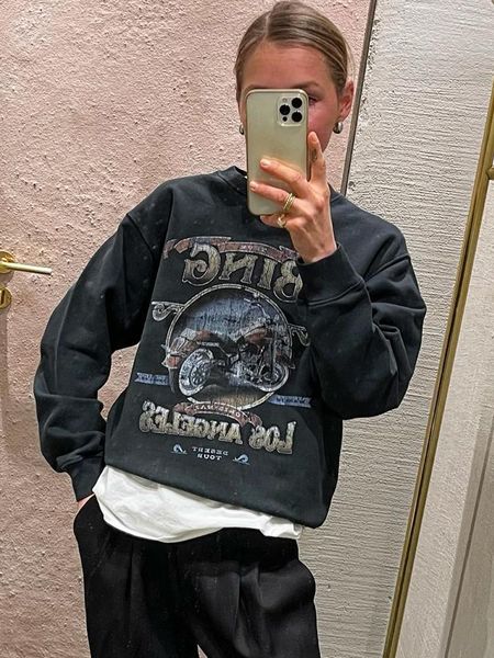 womens hoodies sweatshirts motorcycle graphic for women fashion letter print pullovers spring autumn loose punk sweatshirt female 230725, Black
womens hoodies sweatshirts motorcycle graphic for women fashion letter print pullovers spring autumn loose punk sweatshirt female 230725, Black