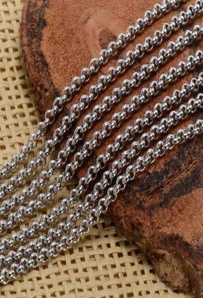 whole in bulk 10meter lot fashion silver tone stainless steel jewelry finding round rolo chain marking 25mm3mm4mm strong8406558
whole in bulk 10meter lot fashion silver tone stainless steel jewelry finding round rolo chain marking 25mm3mm4mm strong8406558