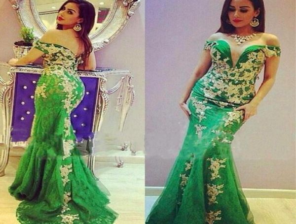 saudi arabic green mermaid evening dresses 2017 off shoulder lace applique prom dresses plus size sweep train formal party dr8698493, Black
saudi arabic green mermaid evening dresses 2017 off shoulder lace applique prom dresses plus size sweep train formal party dr8698493, Black