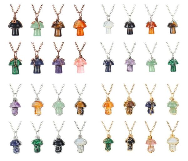 retro wrap carving mushroom pendant reiki healing crystal tiger eye rose quartz opal aventurines necklace for women jewelry bulk7506840, Silver
retro wrap carving mushroom pendant reiki healing crystal tiger eye rose quartz opal aventurines necklace for women jewelry bulk7506840, Silver
