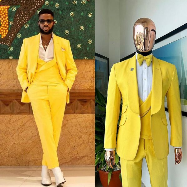 summer yellow men wedding tuxedos one button classic fit custom made groom prom wear pants suits 3 pieces, Black;gray
summer yellow men wedding tuxedos one button classic fit custom made groom prom wear pants suits 3 pieces, Black;gray