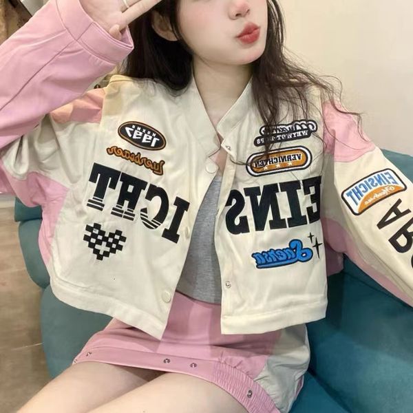 womens jackets detachable twopiece motorcycle racing suit and coat women y2k street loose harajuku pink girl baseball uniform 230726, Black;brown
womens jackets detachable twopiece motorcycle racing suit and coat women y2k street loose harajuku pink girl baseball uniform 230726, Black;brown