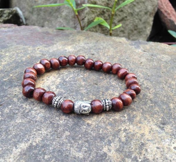 sn0407 whole fashion brown wood bead buddha bracelet bead man buddhist mala yoga jewelry 53240623516147, Black
sn0407 whole fashion brown wood bead buddha bracelet bead man buddhist mala yoga jewelry 53240623516147, Black