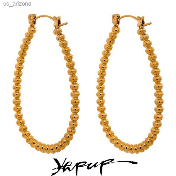 yhpup 45mm geometric hollow big fashion hoop earrings gold silver color stainless steel stylish water-resistant jewelry women l230620, Golden;silver
yhpup 45mm geometric hollow big fashion hoop earrings gold silver color stainless steel stylish water-resistant jewelry women l230620, Golden;silver