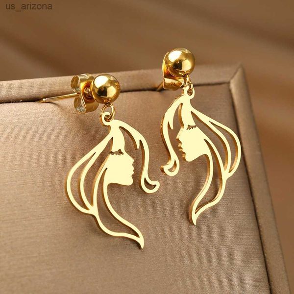 stainless steel earrings abstraction stylish dangle statement women face drop aesthetic creative earrings for women jewelry new l230620, Golden;silver
stainless steel earrings abstraction stylish dangle statement women face drop aesthetic creative earrings for women jewelry new l230620, Golden;silver