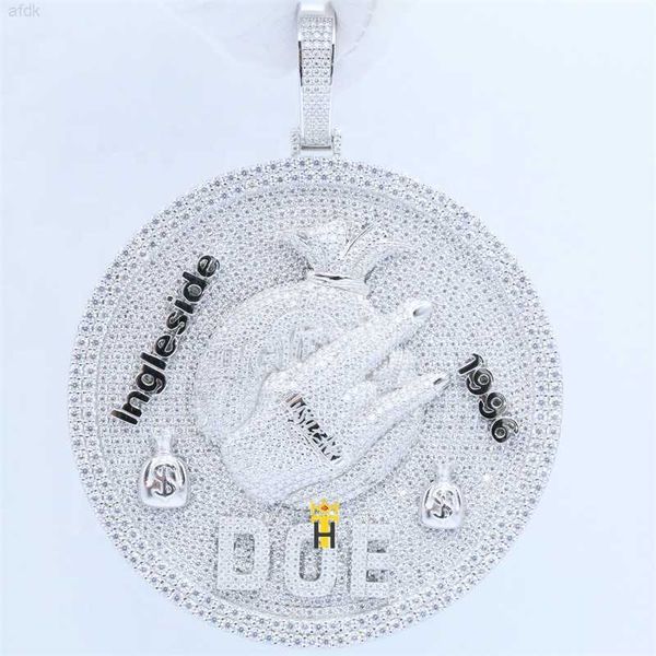 hip hop iced out men jewelry cuban moissanite diamond s925 sterling silver money bag custom disc pendant
hip hop iced out men jewelry cuban moissanite diamond s925 sterling silver money bag custom disc pendant