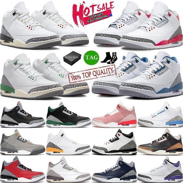 with box 3 basketball shoes 3s men women sneakers lucky pine green wizards white cement fire red unc reimagined dark iris cardinal racer blu
with box 3 basketball shoes 3s men women sneakers lucky pine green wizards white cement fire red unc reimagined dark iris cardinal racer blu