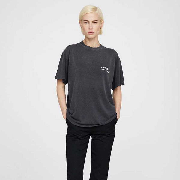 anines bing designers apparel fashion brand tee shirt snake back button printing color washing water stir-fried snowflake women luxury crew, White
anines bing designers apparel fashion brand tee shirt snake back button printing color washing water stir-fried snowflake women luxury crew, White