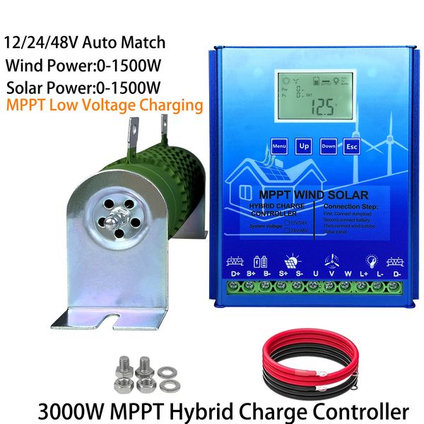 12v 24v 48v wind1500w solar1500w mppt hybrid wind solar charge controller with lcd display comon to lead-acid and lithium-ion
12v 24v 48v wind1500w solar1500w mppt hybrid wind solar charge controller with lcd display comon to lead-acid and lithium-ion