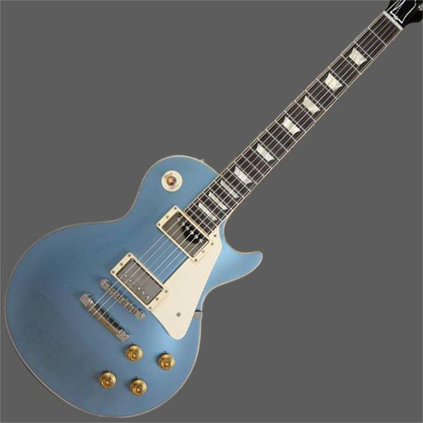 custom lp electric guitar with shipping bindings, body and neck, mahogany fingerboard, metallic blue finish, ing
custom lp electric guitar with shipping bindings, body and neck, mahogany fingerboard, metallic blue finish, ing