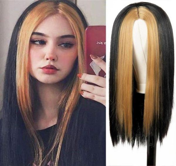 synthetic wigs long black straight wig for women both sides browngreenpurplepink hair middle part heat resistant wavy cosplay8287209
synthetic wigs long black straight wig for women both sides browngreenpurplepink hair middle part heat resistant wavy cosplay8287209