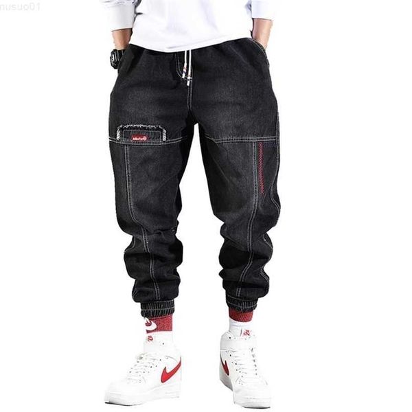 jeans streetwear hip hop cargo pants men's jeans elastic harun pants joggers in autumn and spring men cloth 220408 l230726, Blue
jeans streetwear hip hop cargo pants men's jeans elastic harun pants joggers in autumn and spring men cloth 220408 l230726, Blue